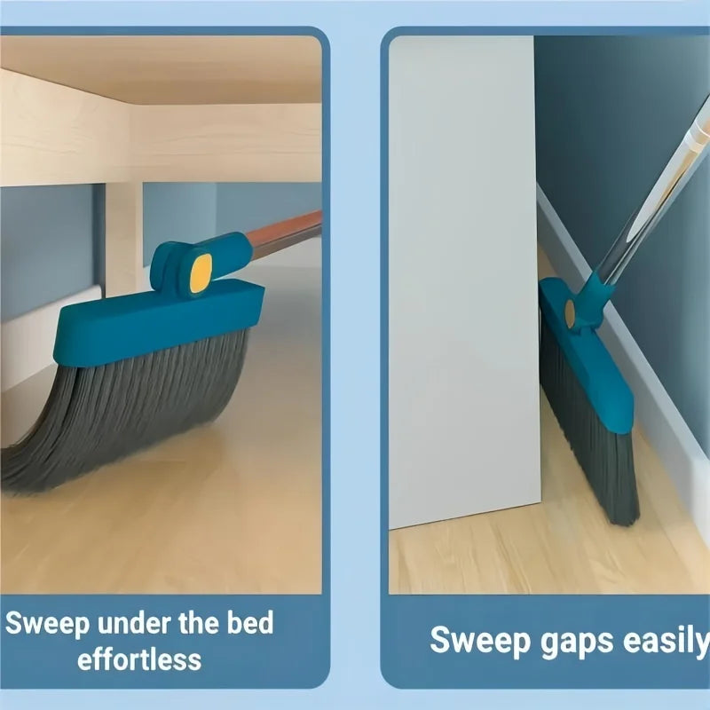 Broom and Dustpan Set with Long Handle - Household Cleaning Set