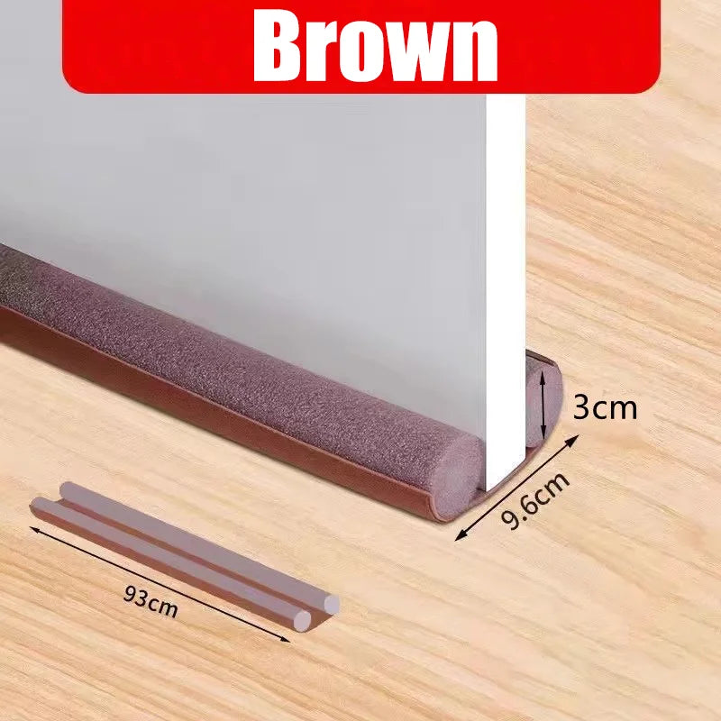 Door Draft Stopper - Insulation Seal for Dust, Bugs, and Soundproofing
